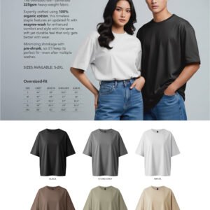 Adult Short Sleeve Ultra Premium Oversized Tee