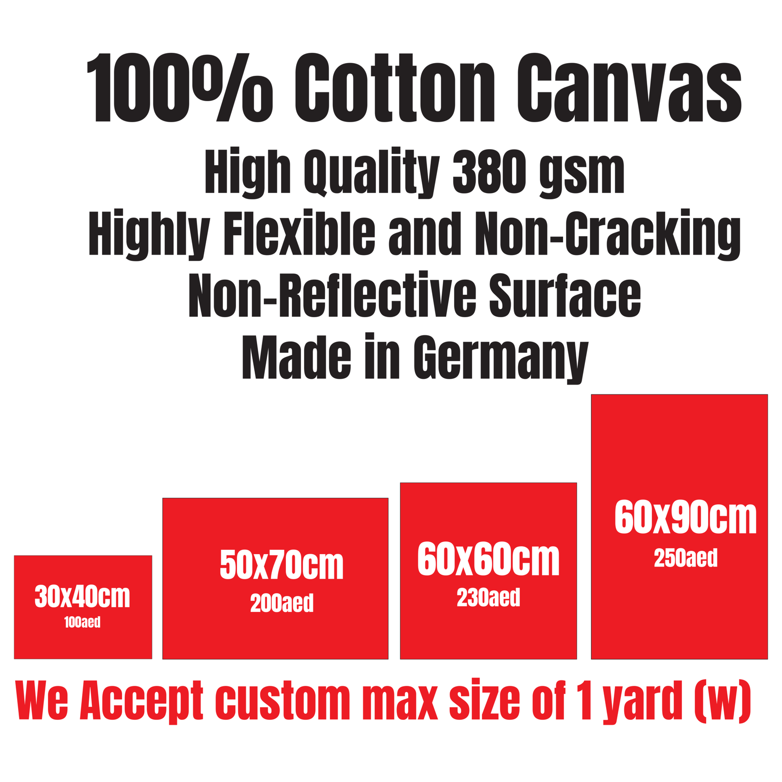 Custom Printed 100% Cotton Canvas – Premium 380 gsm (Made in Germany) - Image 11