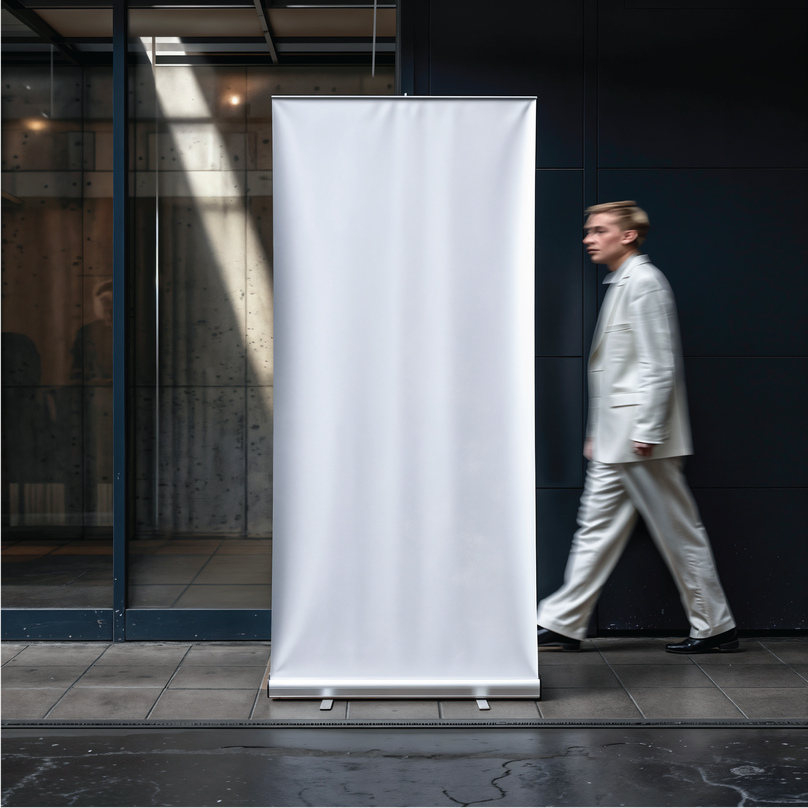 Anti-Curl Roll-Up Banner – 260g Premium Matte White Back PP - Image 3